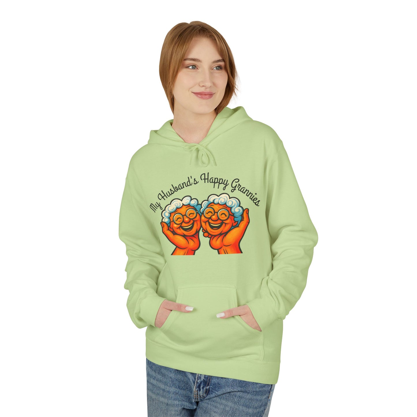Dutch Funny 'Blijde oma's' Hoodie — Alleen voor mijn man / grote liefde
