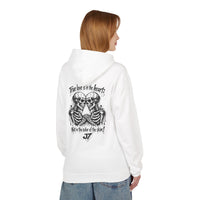Skull Hearts Hoodie — "True Love Is in the Hearts, Not in the Color of the Skin"