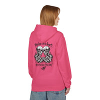 Skull Hearts Hoodie — "True Love Is in the Hearts, Not in the Color of the Skin"