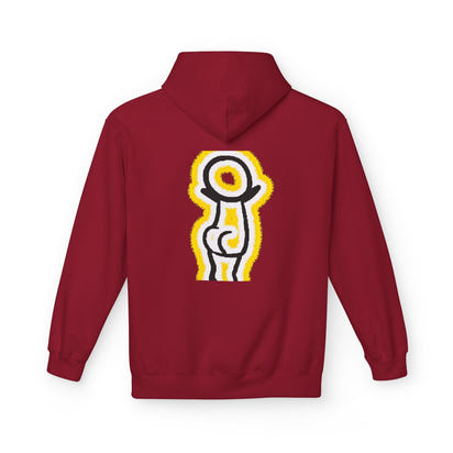Happy Face & Doodle Figure Hoodie — 