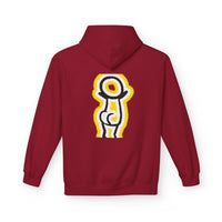 Happy Face & Doodle Figure Hoodie — "Me Happy"