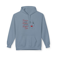 Hoodie - "Treat Me With Respect and I’ll Respect You" Minimalist Face Graphic