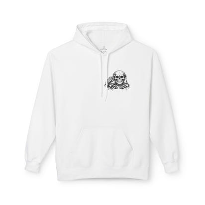 Skull Clock Hoodie — “Don’t Waste Time With Hate, Spend Time With Love”
