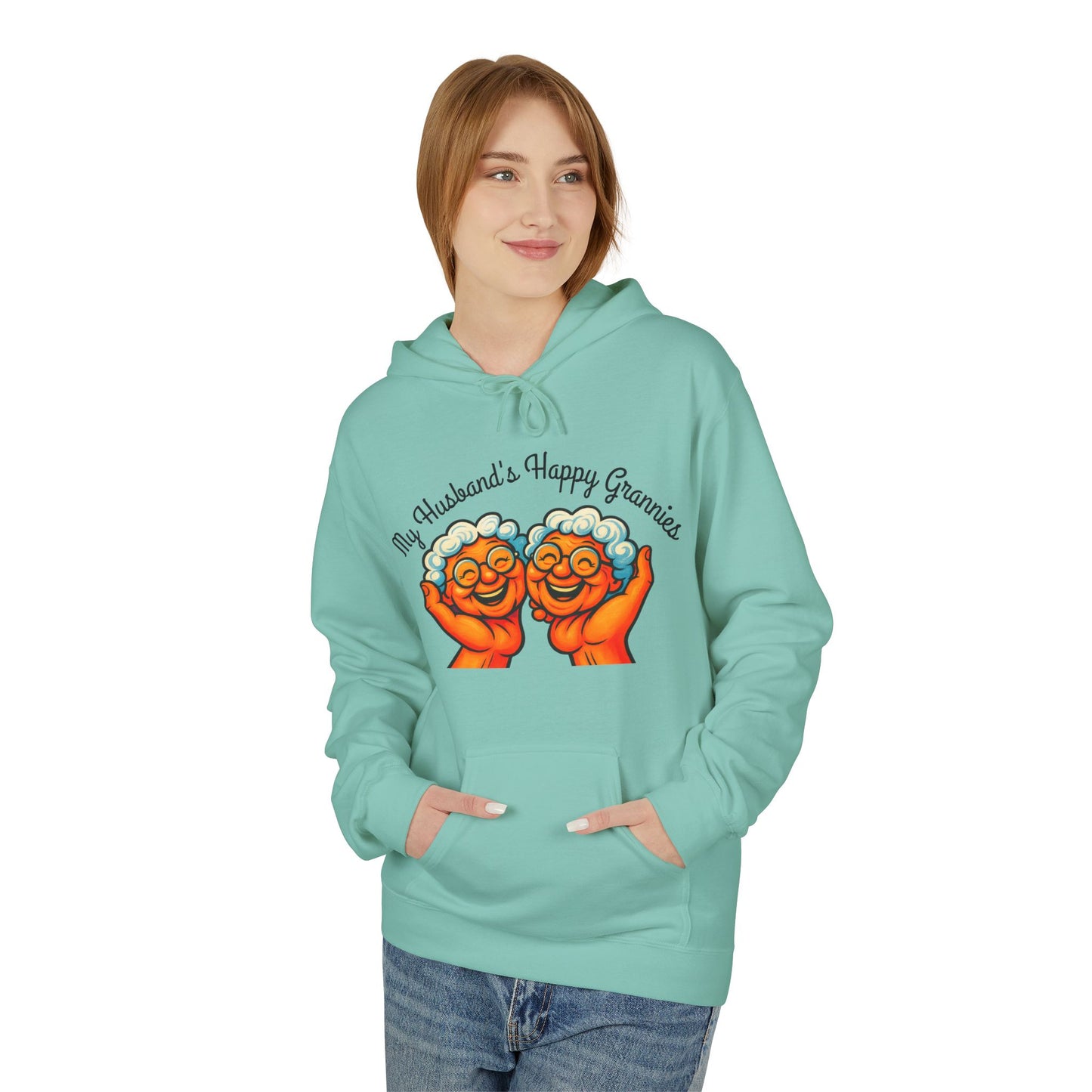 Dutch Funny 'Blijde oma's' Hoodie — Alleen voor mijn man / grote liefde