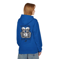 Skull Clock Hoodie — “Don’t Waste Time With Hate, Spend Time With Love”