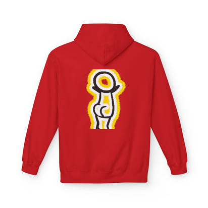 Happy Face & Doodle Figure Hoodie — 
