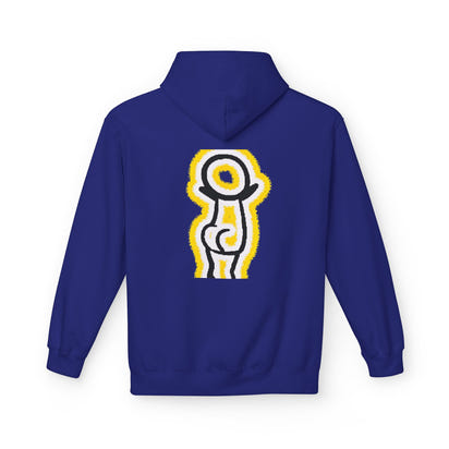 Happy Face & Doodle Figure Hoodie — 