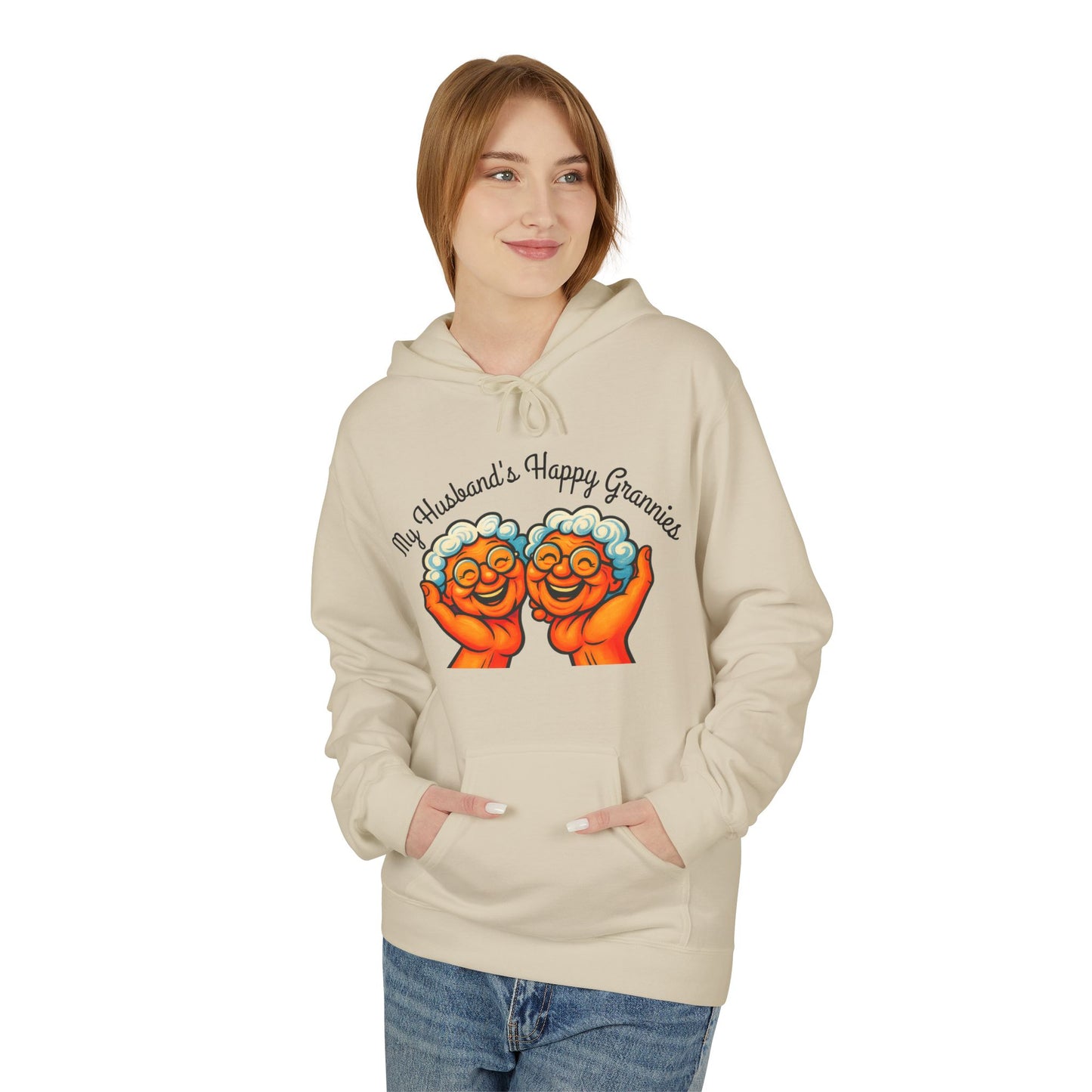 Dutch Funny 'Blijde oma's' Hoodie — Alleen voor mijn man / grote liefde
