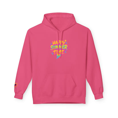 Happy Summertime Hoodie — Bright Retro Summer Graphic