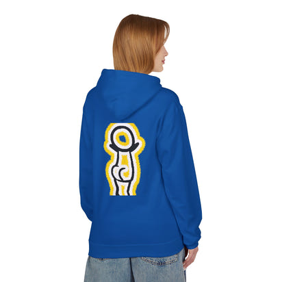 Happy Face & Doodle Figure Hoodie — 
