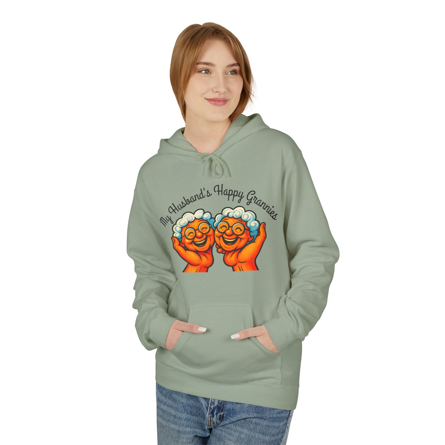 Dutch Funny 'Blijde oma's' Hoodie — Alleen voor mijn man / grote liefde