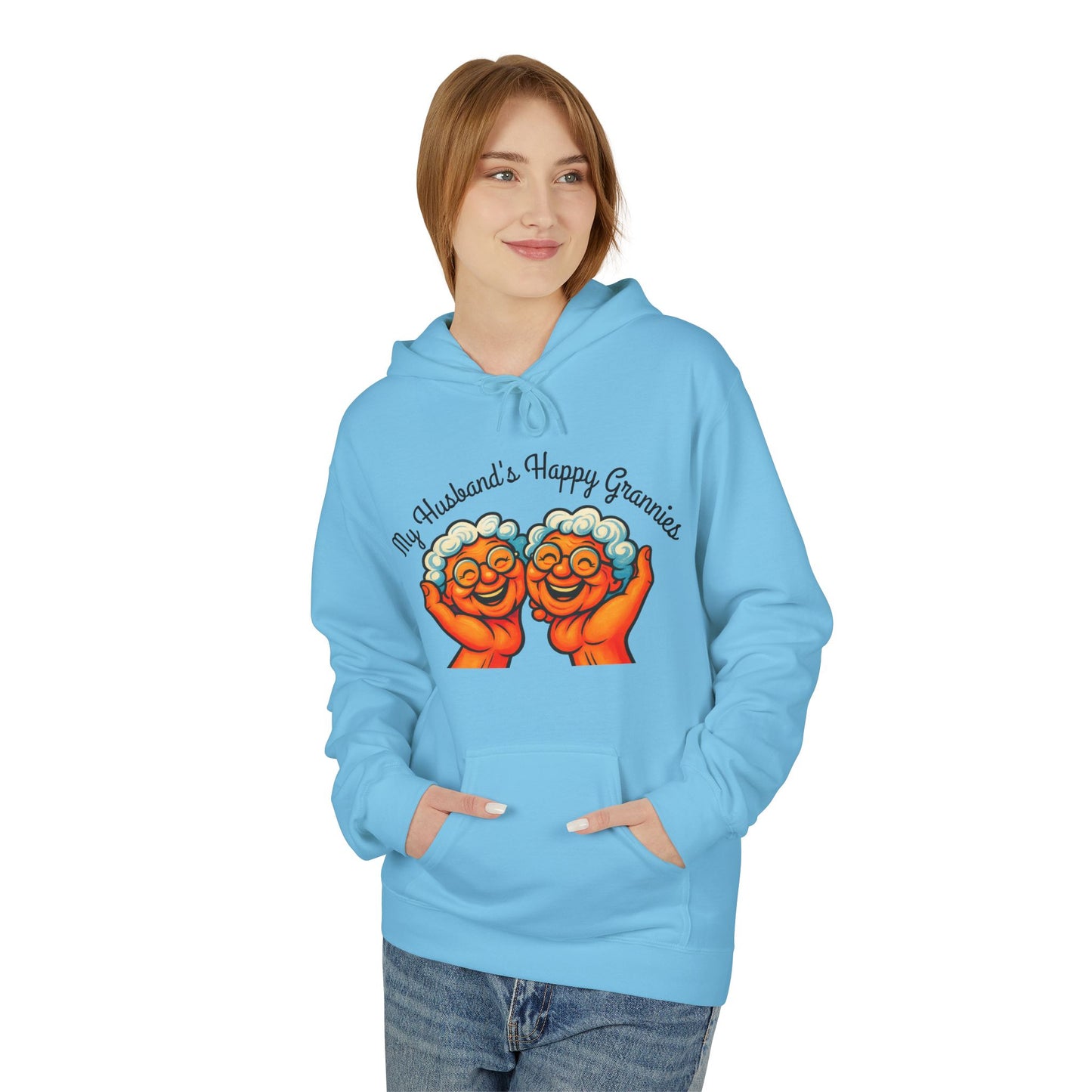Dutch Funny 'Blijde oma's' Hoodie — Alleen voor mijn man / grote liefde