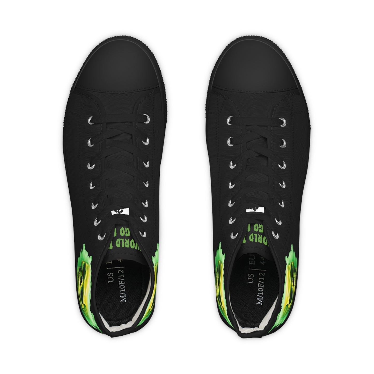 Men's High Top Sneakers TheWorldIsHard...