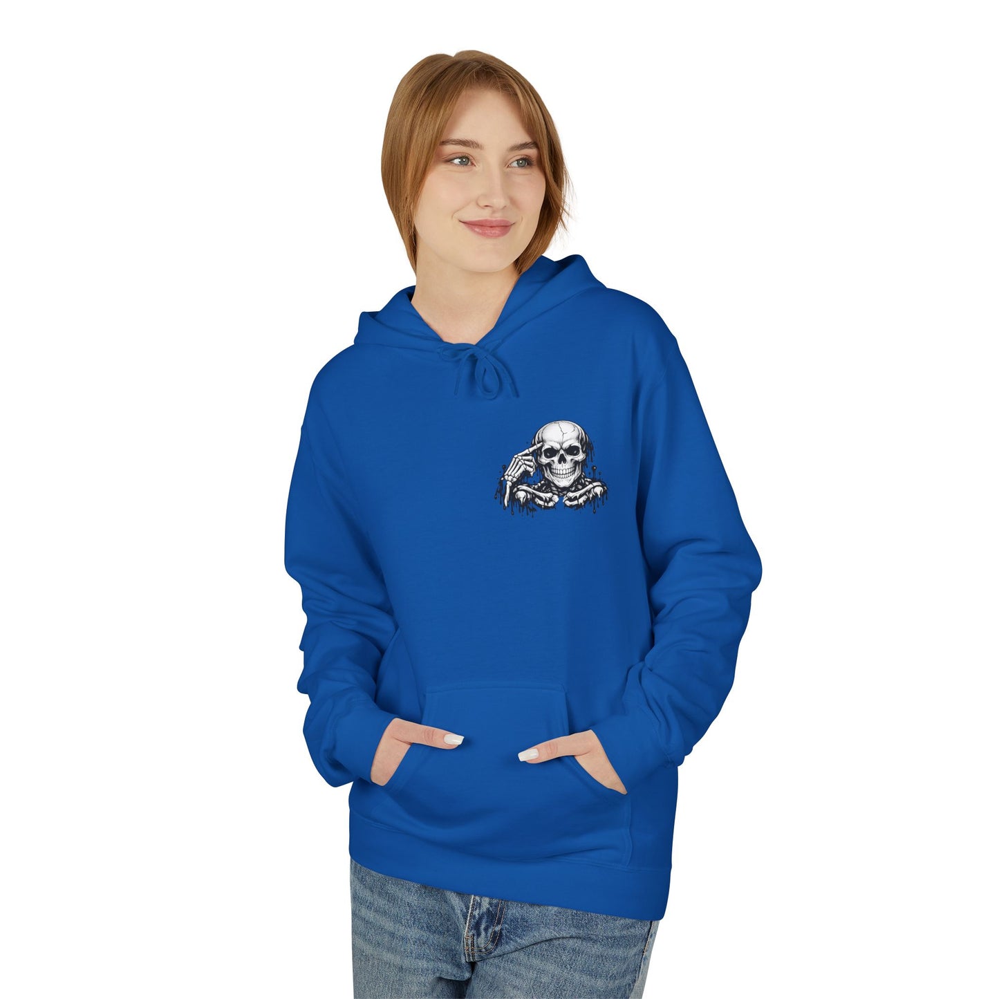 Skull Clock Hoodie — “Don’t Waste Time With Hate, Spend Time With Love”