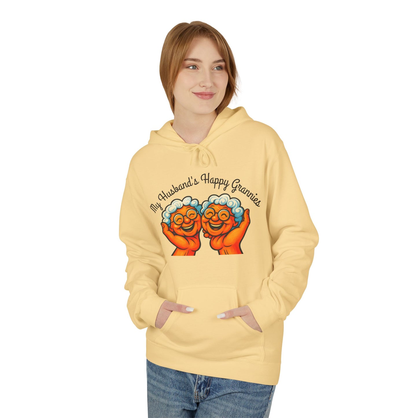 Dutch Funny 'Blijde oma's' Hoodie — Alleen voor mijn man / grote liefde