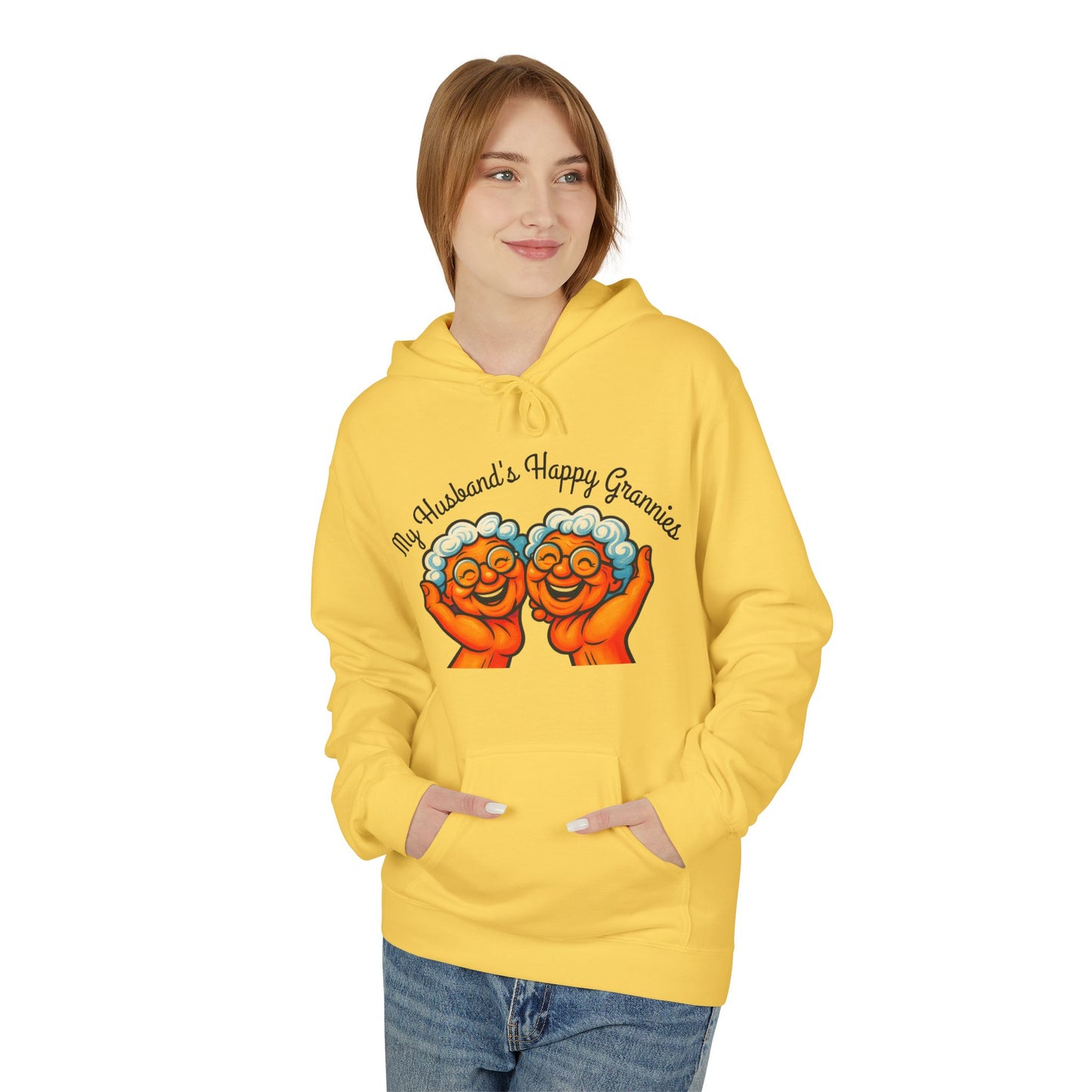 Dutch Funny 'Blijde oma's' Hoodie — Alleen voor mijn man / grote liefde
