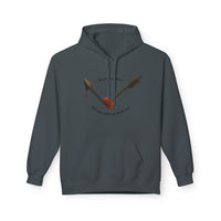 Broken Heart Arrow Hoodie — 'Break My Heart but You Will Not Break Me' Graphic Pullover