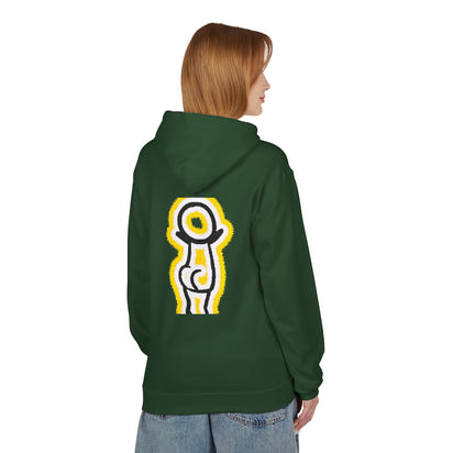 Happy Face & Doodle Figure Hoodie — 