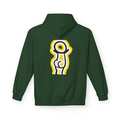 Happy Face & Doodle Figure Hoodie — 