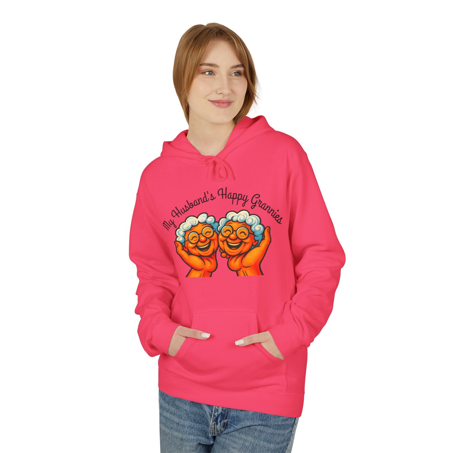 Dutch Funny 'Blijde oma's' Hoodie — Alleen voor mijn man / grote liefde