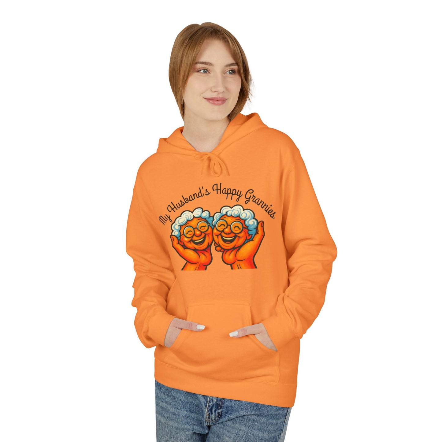 Dutch Funny 'Blijde oma's' Hoodie — Alleen voor mijn man / grote liefde