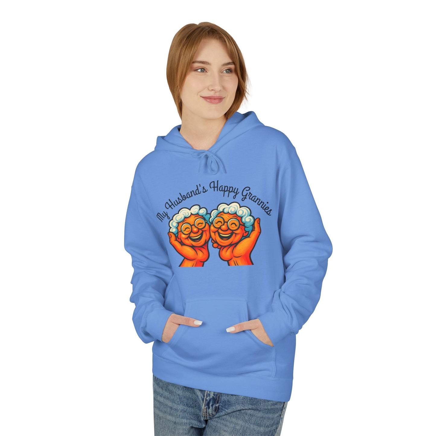 Dutch Funny 'Blijde oma's' Hoodie — Alleen voor mijn man / grote liefde