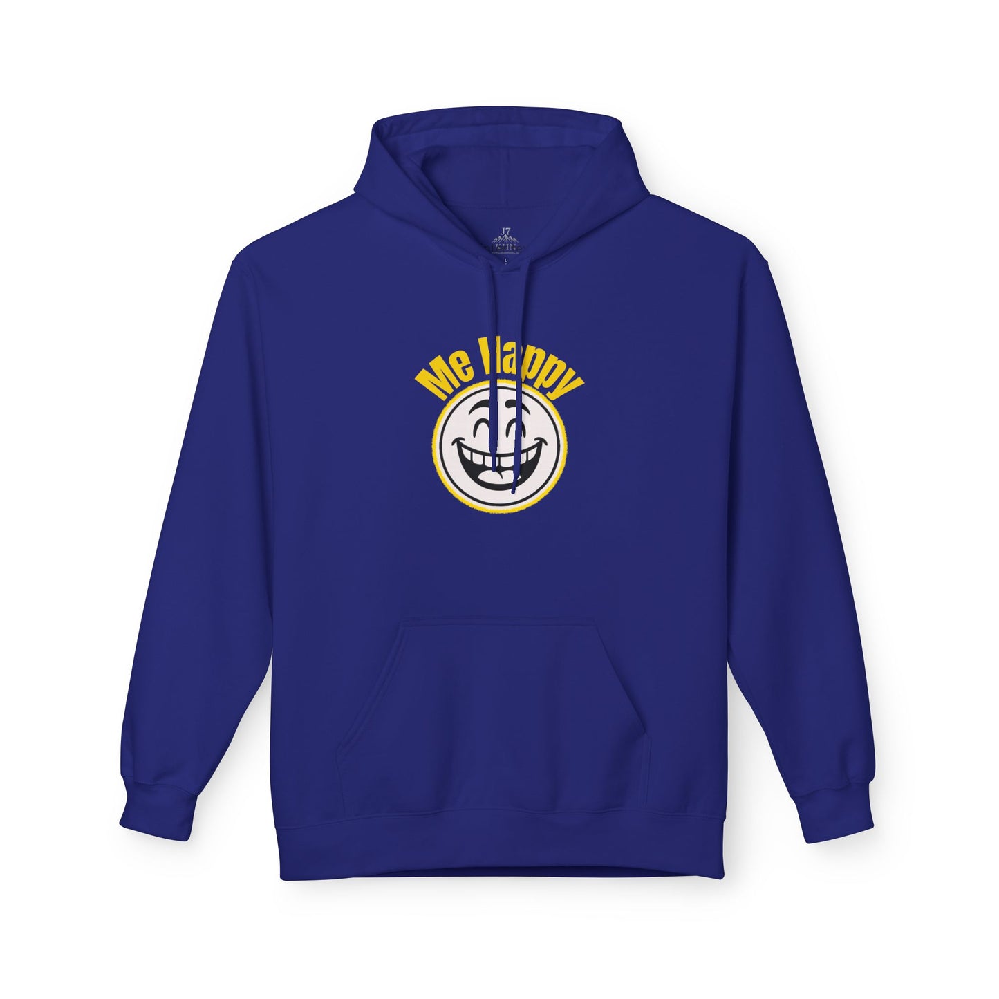 Happy Face & Doodle Figure Hoodie — "Me Happy"