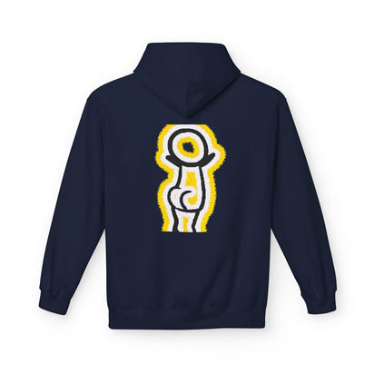 Happy Face & Doodle Figure Hoodie — 