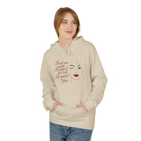 Hoodie - "Treat Me With Respect and I’ll Respect You" Minimalist Face Graphic