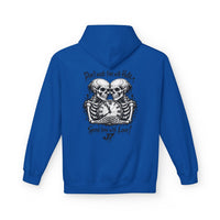 Skull Clock Hoodie — “Don’t Waste Time With Hate, Spend Time With Love”